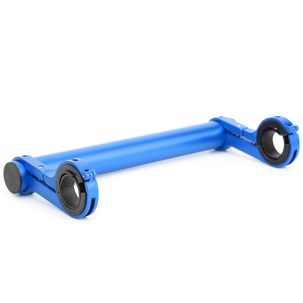 (blue Double BracketBicycle Handlebar Extension Frame Extend Bracket Bike L CH