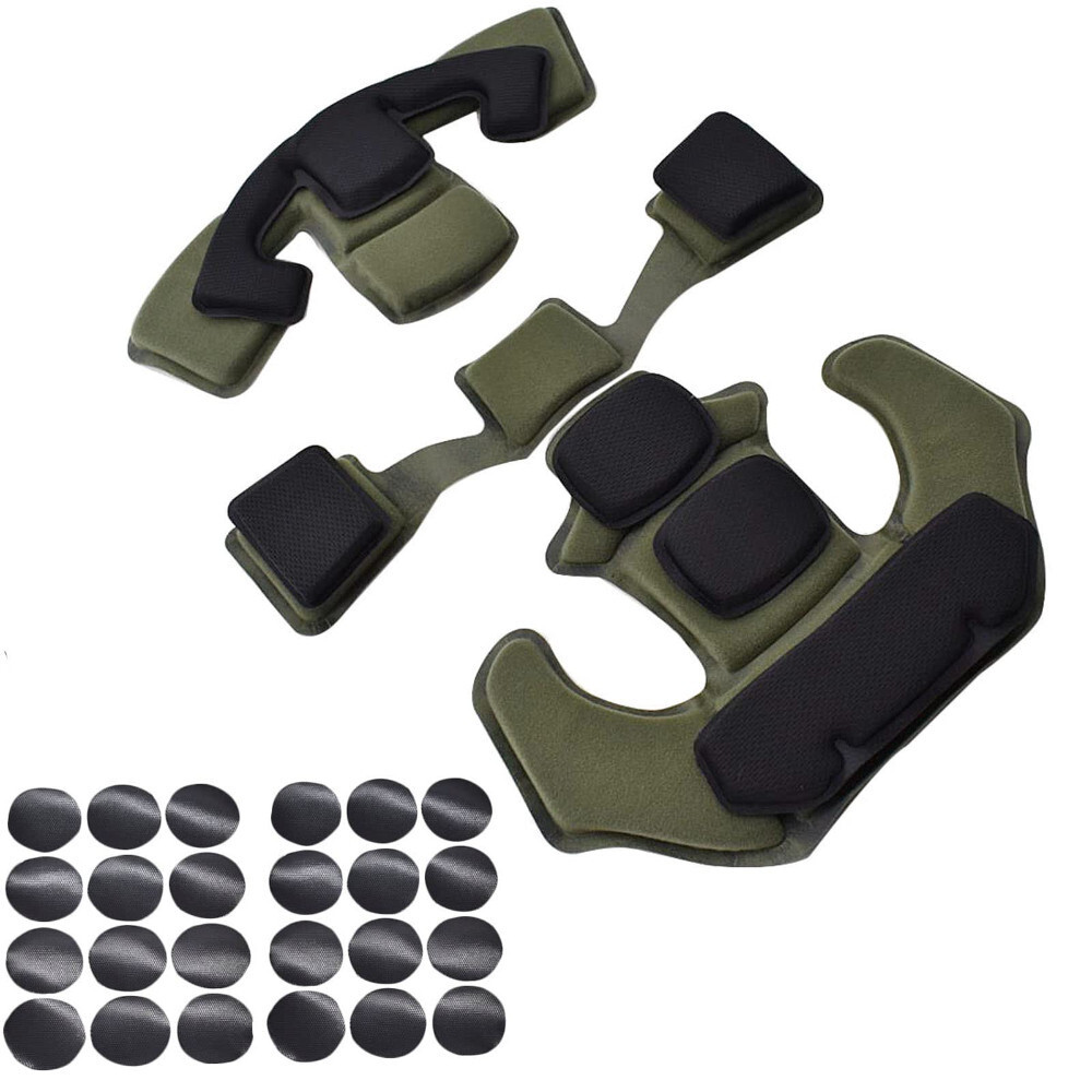Memory Foam Helmet Liner Pad Kit Replacement for Cycling Protection