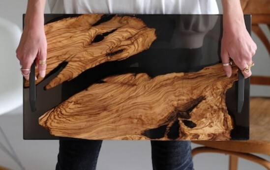 Epoxy Wood Rasin Serving Tray