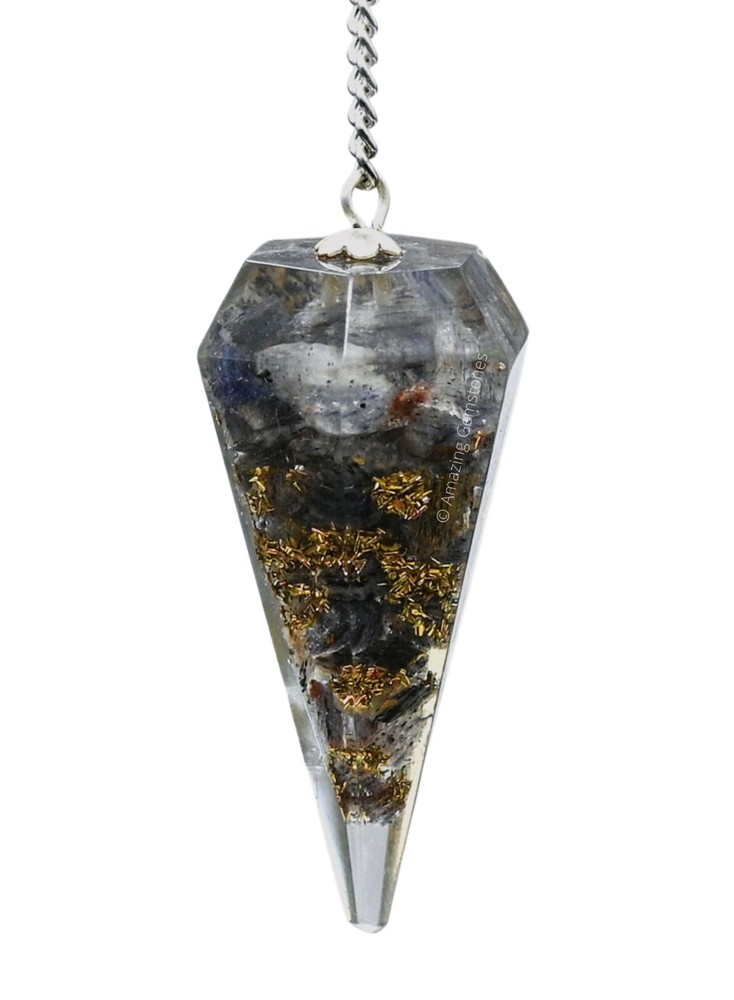 Blue Aventurine Orgone Pendulum