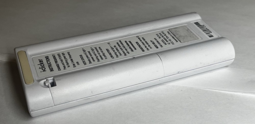 iClicker Plus RLR15 Student Classroom Response System Remote Control Unit WORKS