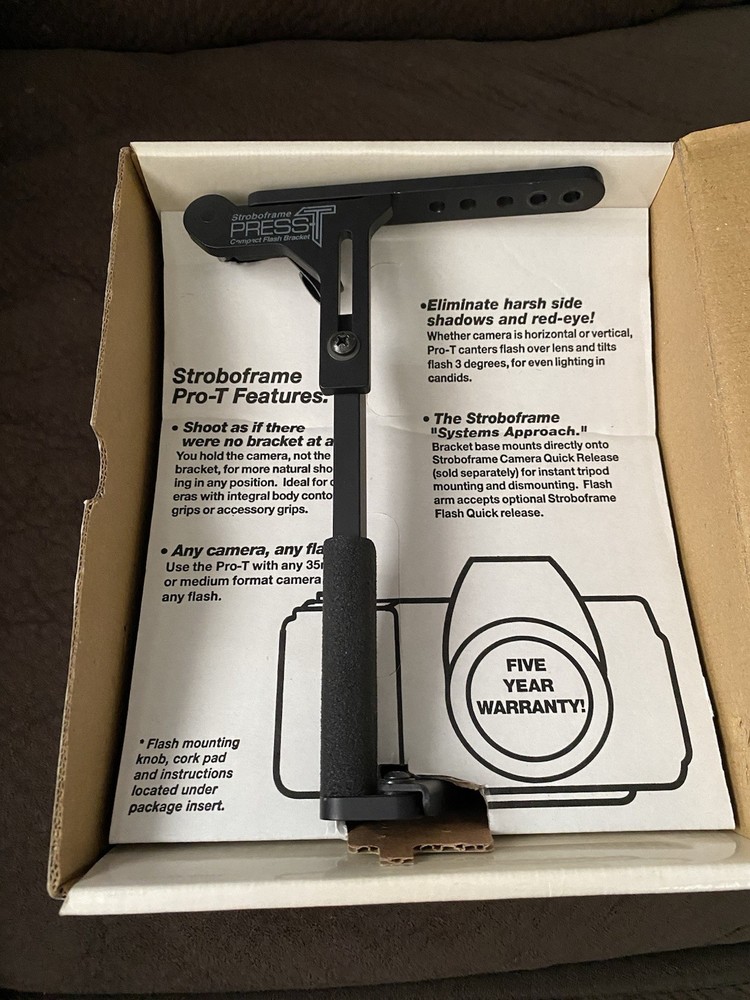 Stroboframe PRO-T Professional Flash Bracket for Camera