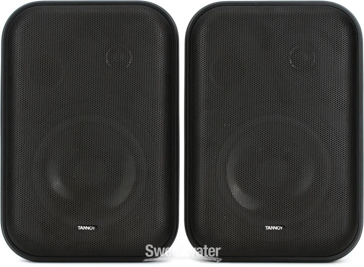 Tannoy VMS 1 5-inch Versatile 2-way Compact Install Monitors - Black