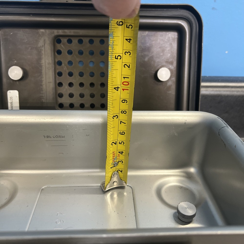 Baxter V. Mueller Genesis Instruments Sterilization Case  10” L 6”D × 3”H