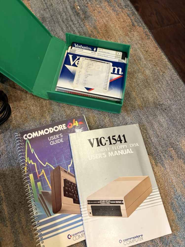 VINTAGE Commodore 64 complete system, Drive, Games, modem Fully tested working