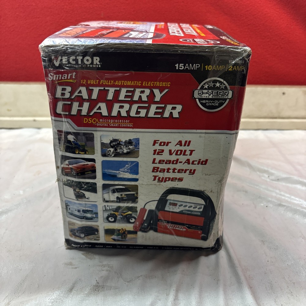 Vector Auto Battery Charger 15amp