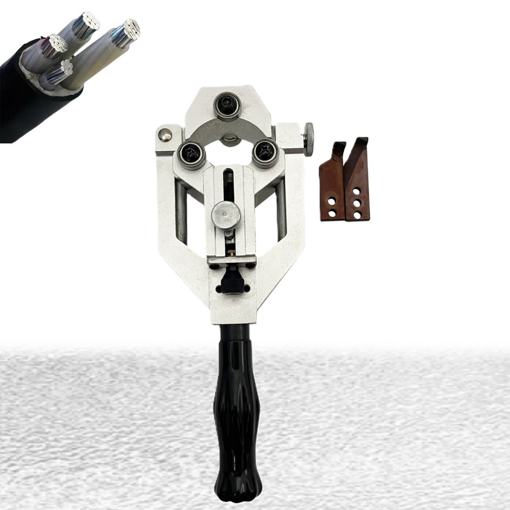 Multifunctional Manual Wire Stripper Cable Stripper 35-65mm with Two Blades