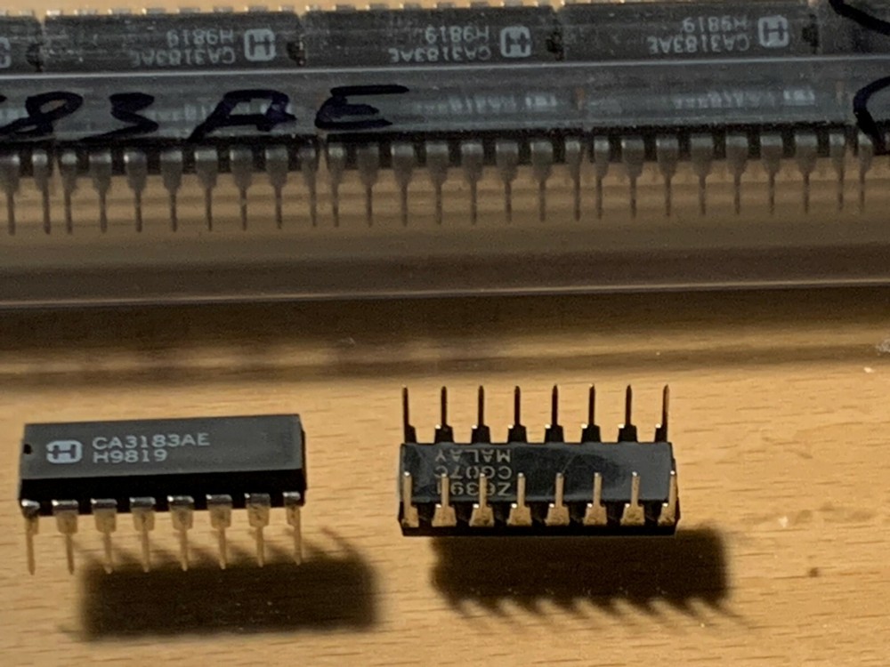 HARRIS IC - CA3183AE , Bipolar Junction Transistor, Array, Independent, DIP-16.