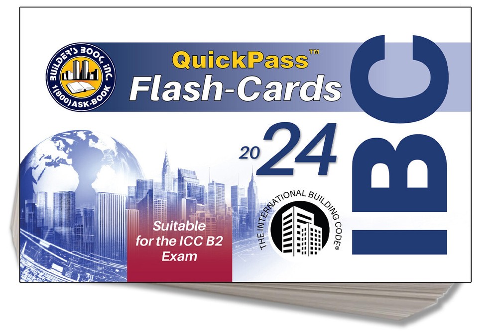 2024 International Building Code IBC QuickPass Flash-Cards