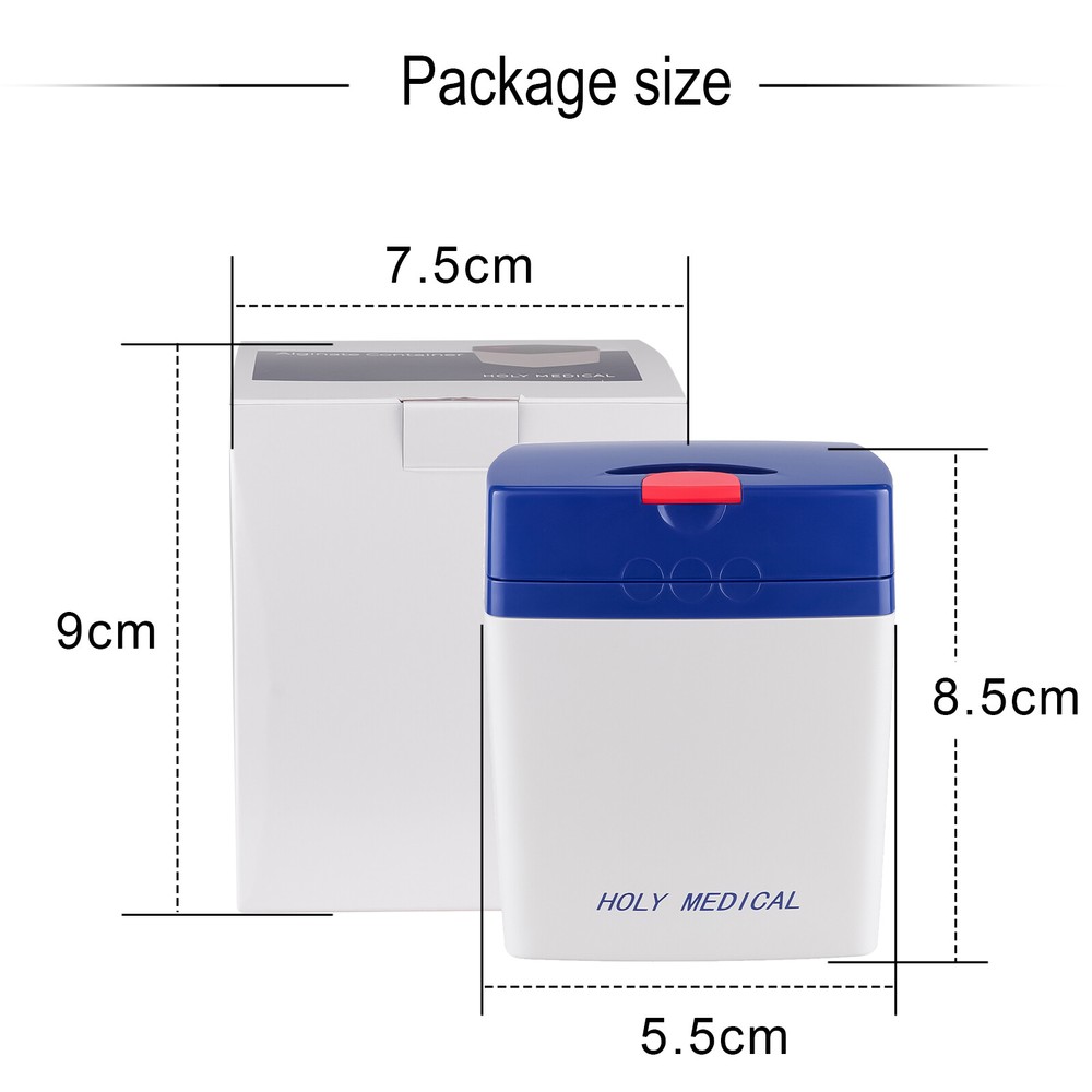 Moisture-Proof Container with Sealable Lid for Impression Materials & Mixer Tool