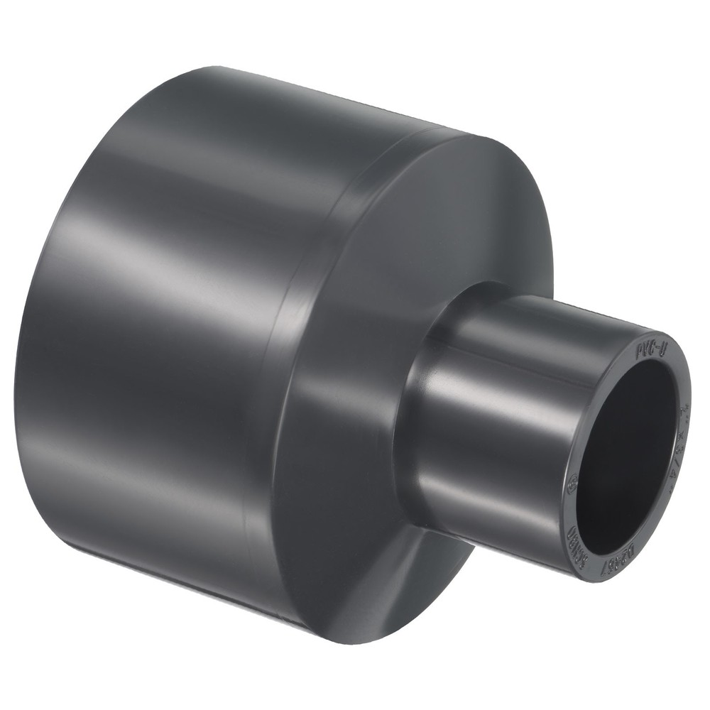 UPVC Reducer Pipe Fitting 2"x 3/4" Program Socket 80 Straight Coupling