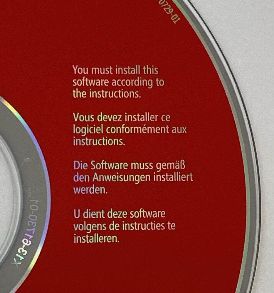 Microsoft IntelliPoint 6.0, 6.1 Mouse Software Disc for PC & Mac