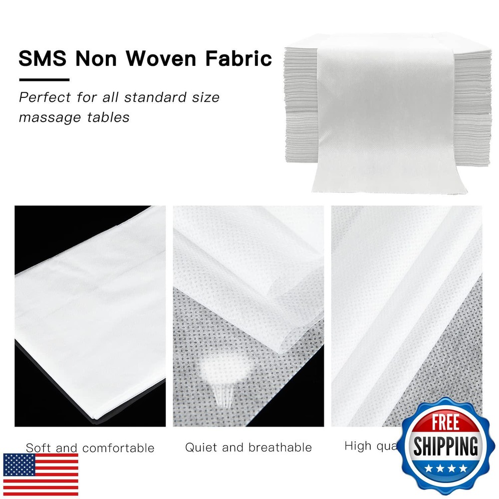 YEEOZOE 100PCS Disposable Bed Sheets, Disposable Massage Table Sheets, Dispos