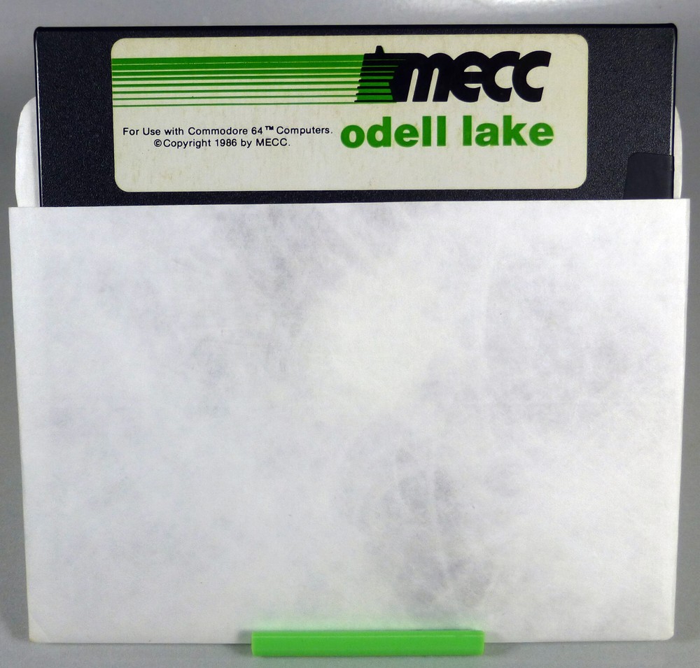 Commodore 64: ODELL LAKE Original Disk by MECC - Tested & WORKS