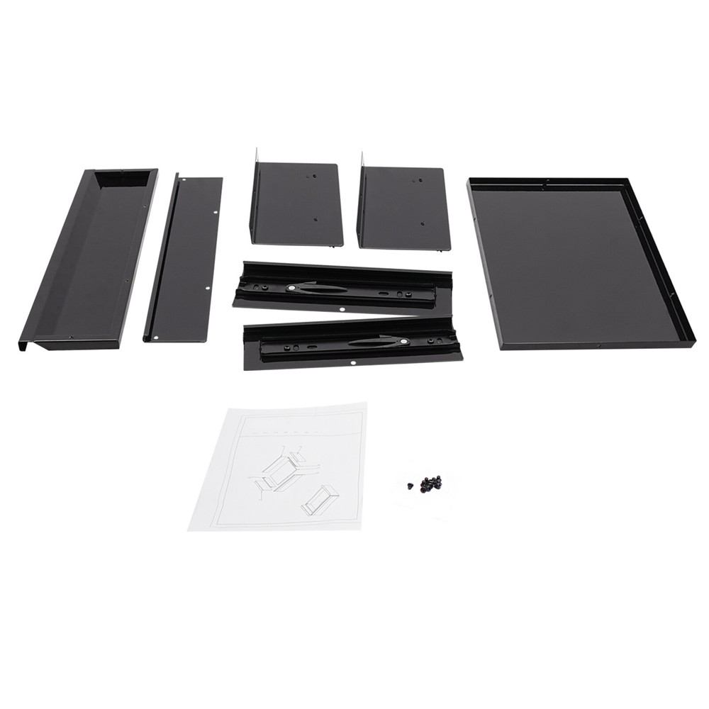 Under Desk Sliding Pull-Out Drawer Organizer for Office and Home Use