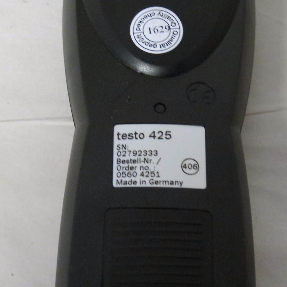 TESTO 425 COMPACT THERMAL ANEMOMETER W/ CASE FROM USA