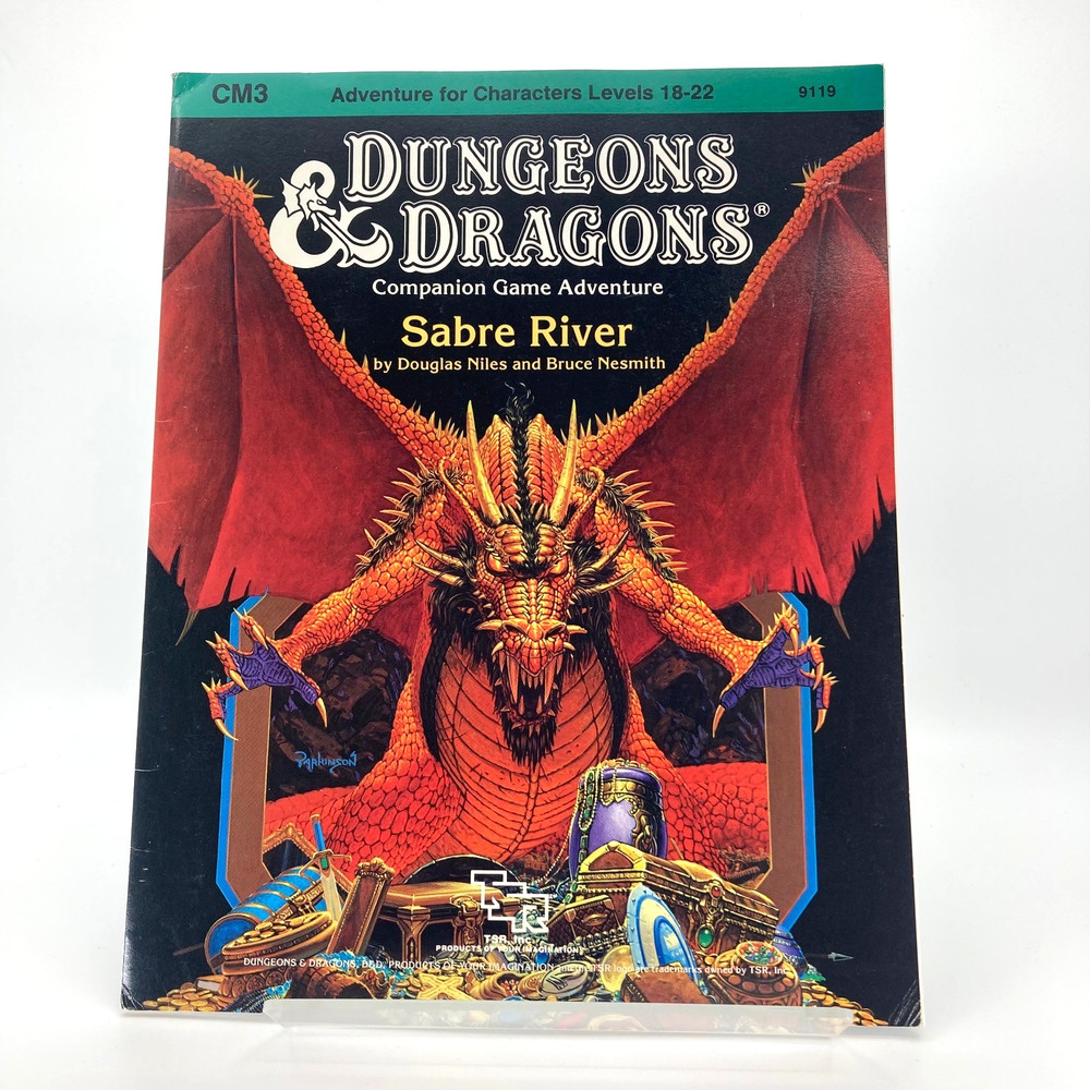 Sabre River - Adventure Module - D&D Dungeons and Dragons M1637