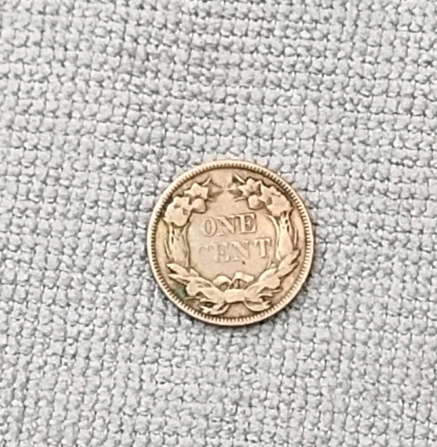 USA 1c~ One Cent~ Flying Eagle Cent 1857~* VF~ Coin