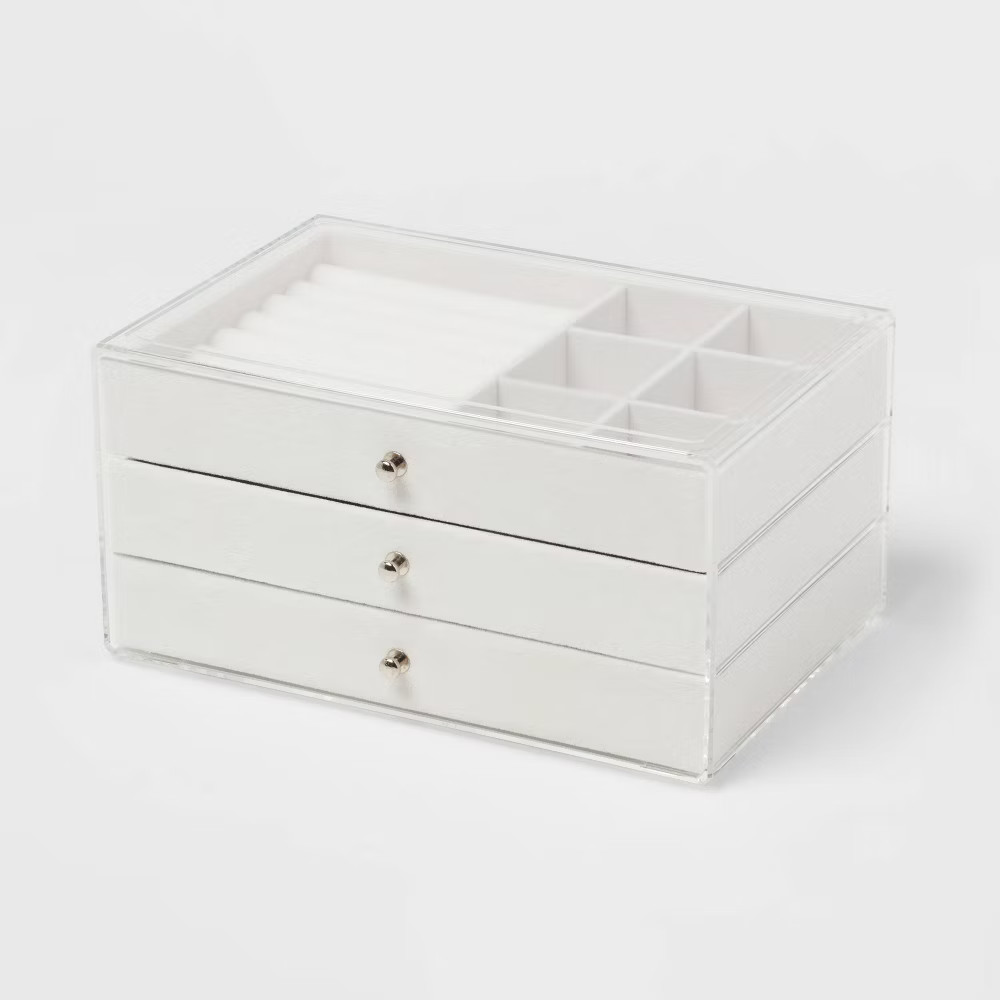 3 Drawer Acrylic Accessory Organizer - Brightroom