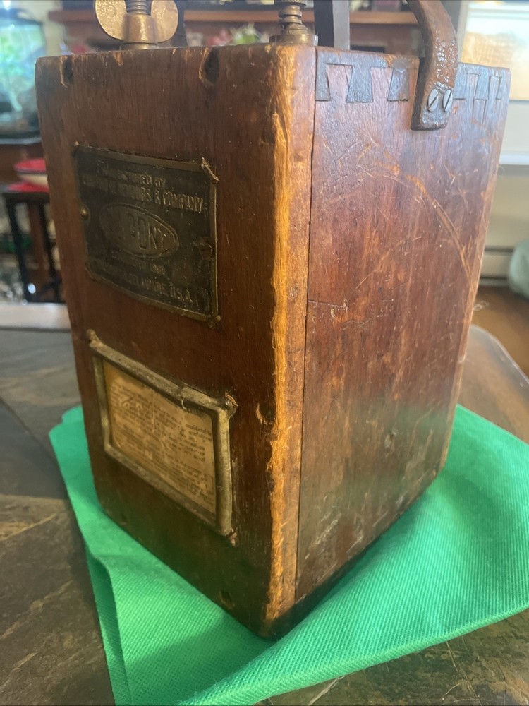 ANTIQUE ''DU PONT'' BLASTING MACHINE NO. 2