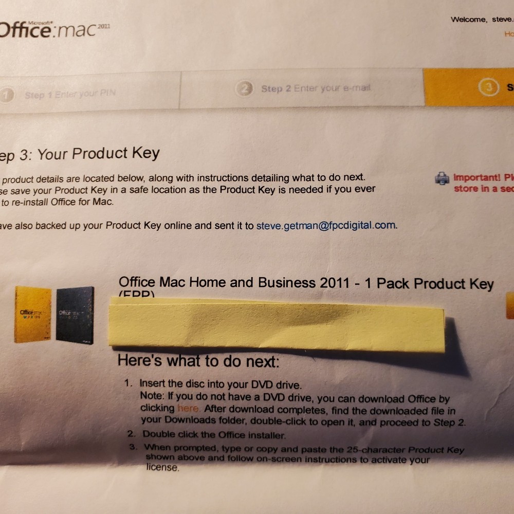 Microsoft Office MAC 2011 Home & Business Full Version English Read Descriptions