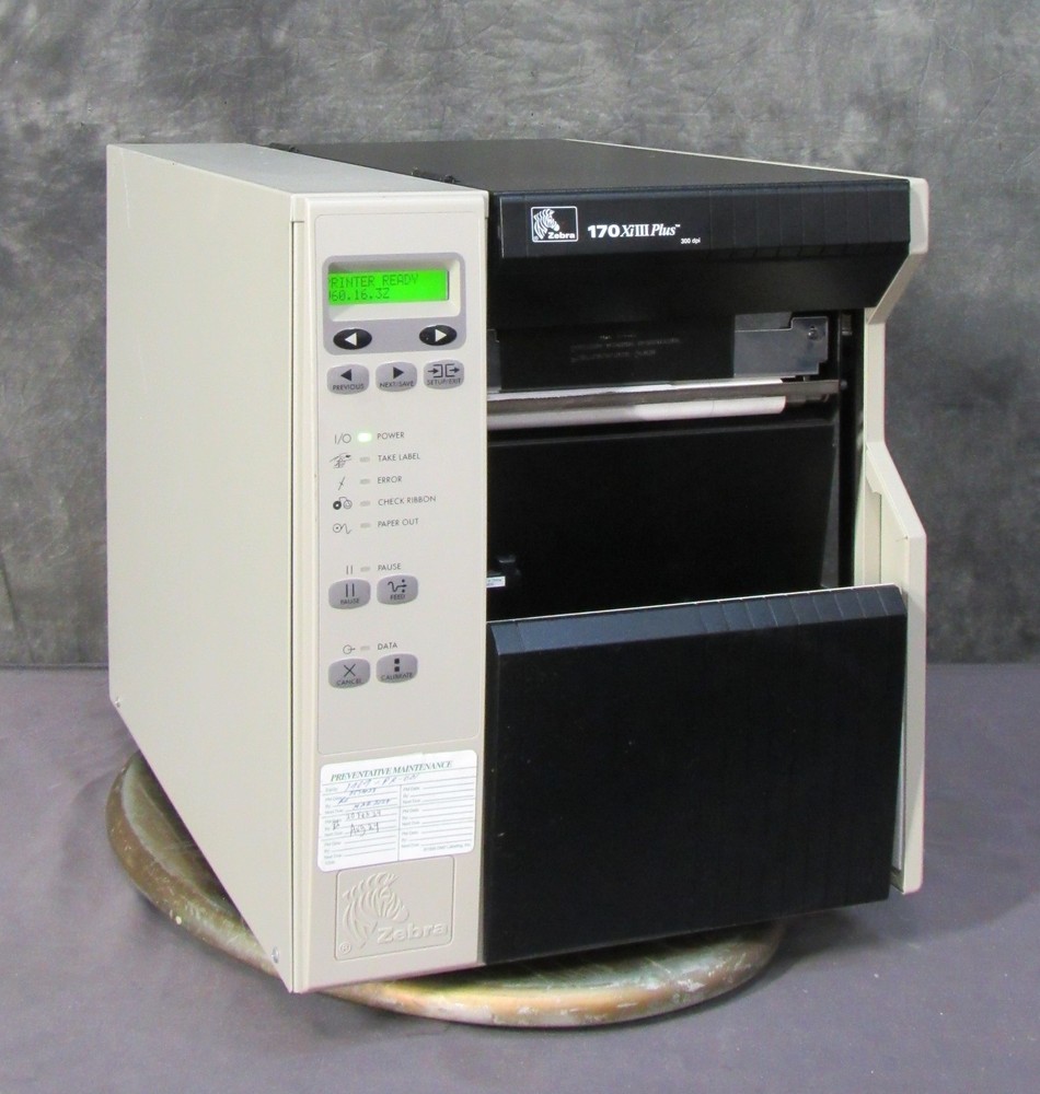 Zebra 170XiIII Plus Wide 6" Thermal Transfer Label Printer 300 DPI