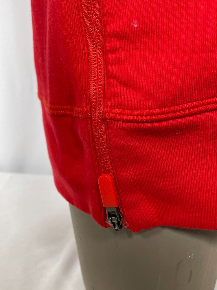 Apple Store Employee Red 1/4 Zip Pullover Jacket Women's SMALL