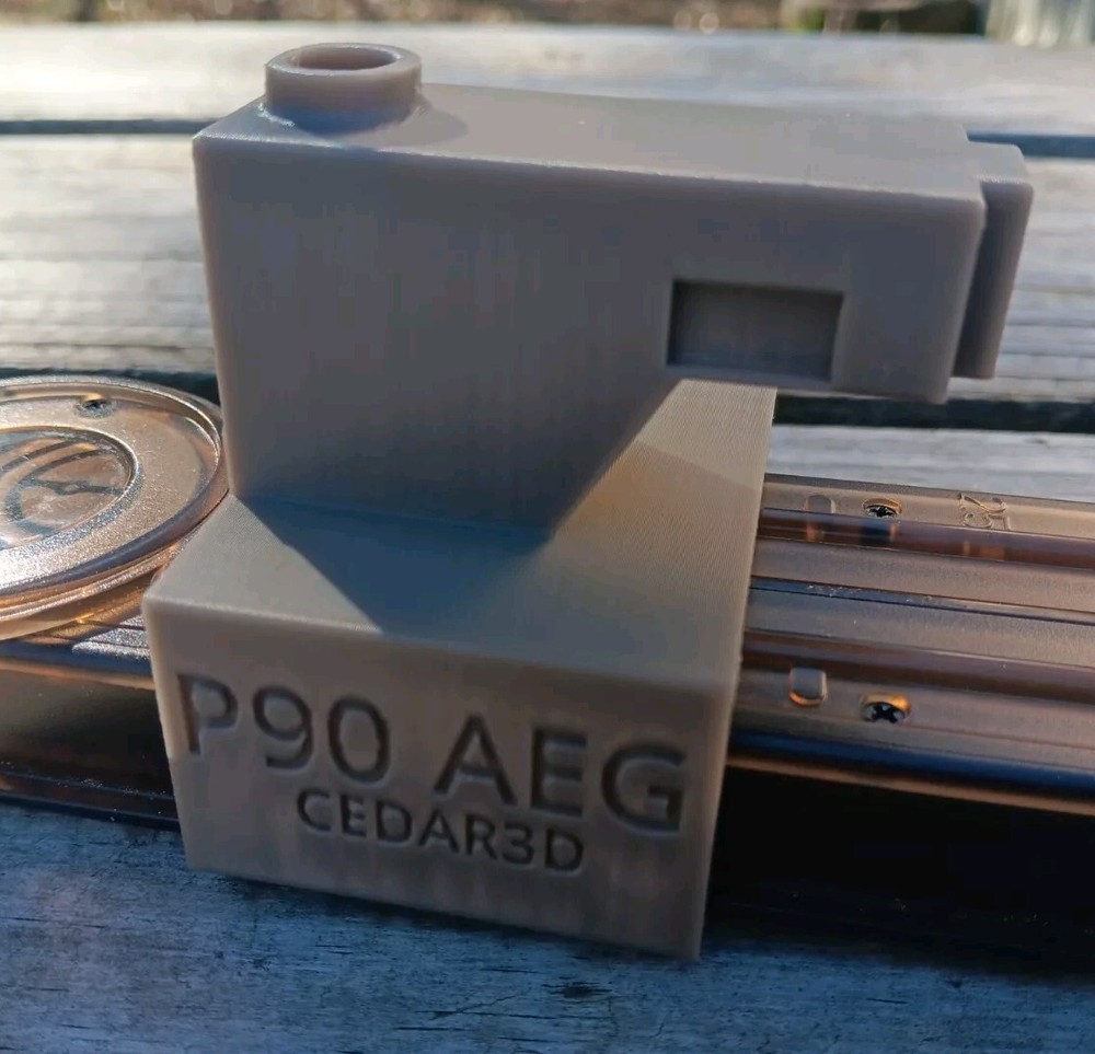 Airsoft P90 AEG Odin Speedloader Adapter (Tan)