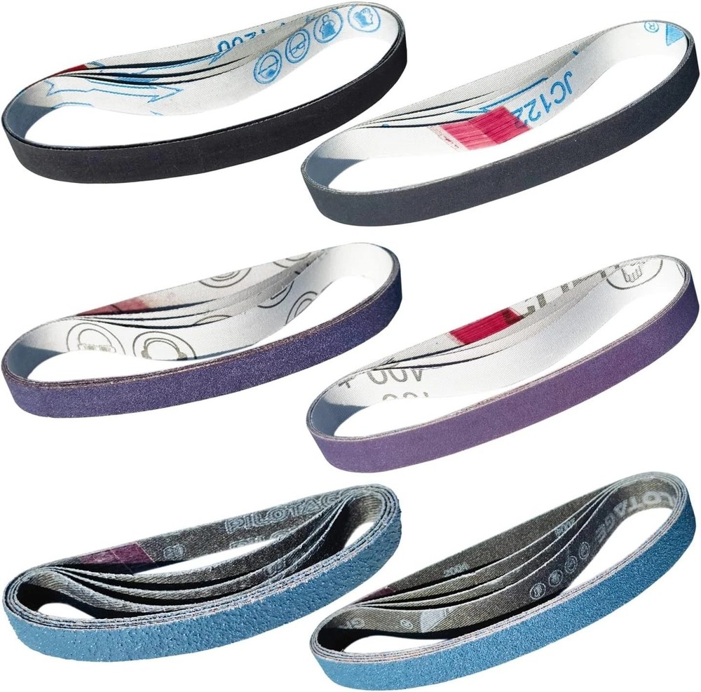 48 Pcs 1/2" x 12" Knife Sharpener Sanding Belts Kit,Replacement for Work Sharp