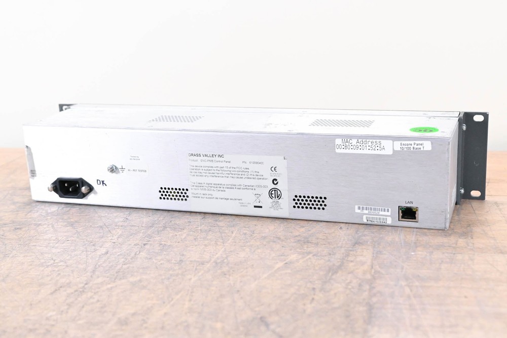 Grass Valley ENC-PMB Control Panel CG00546