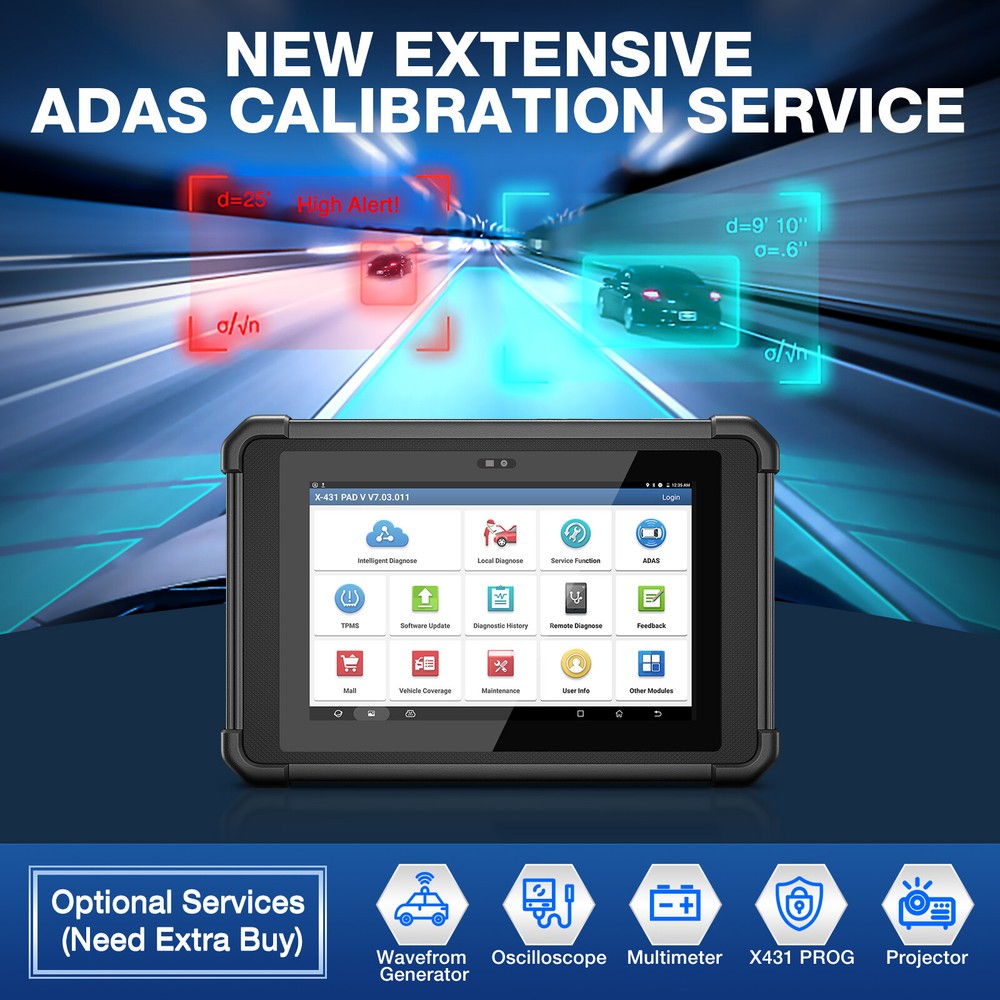 LAUNCH X431 PAD V + VII PRO 5 Car Diagnostic Scanner Tool Programming Key Coding