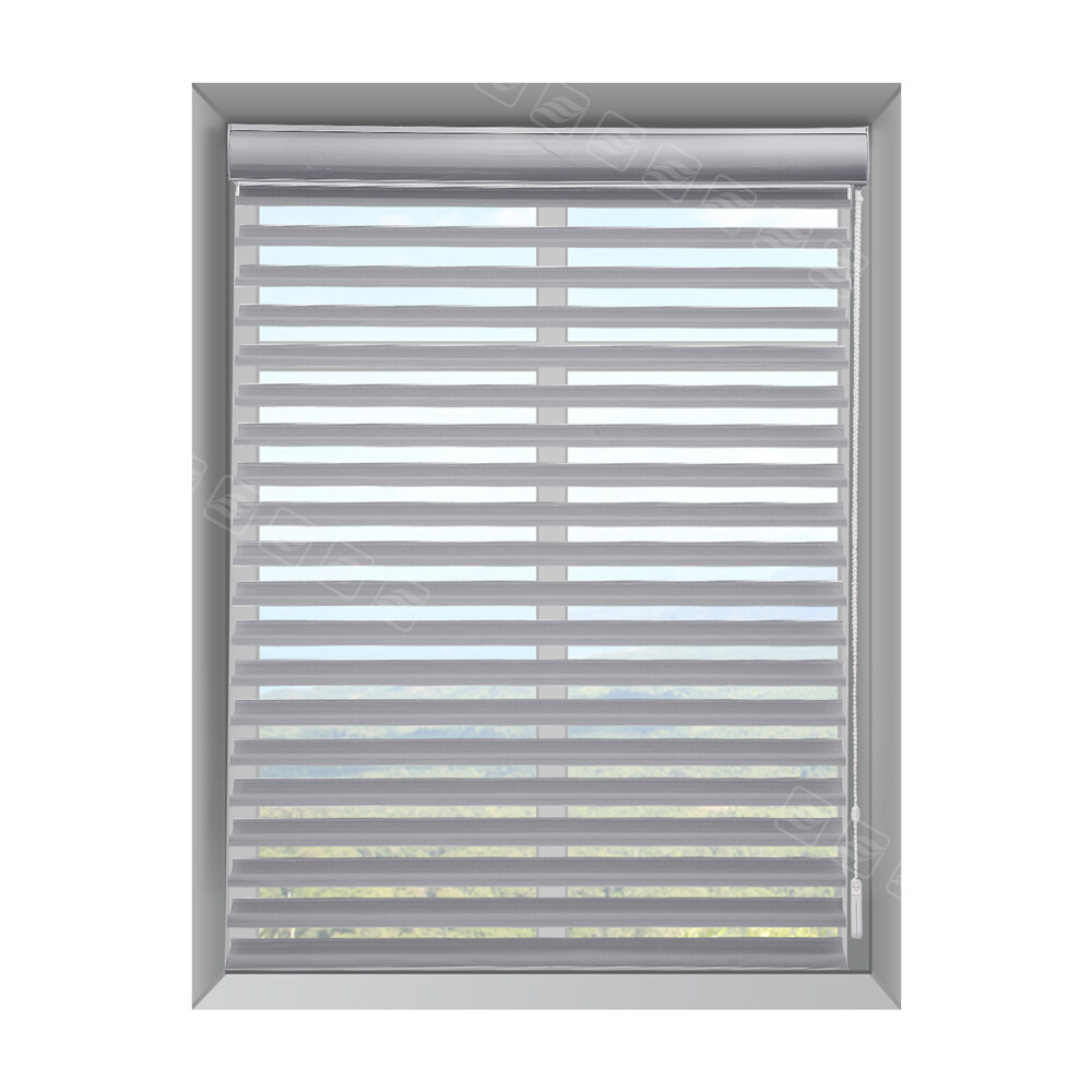 New Shangri-la Windows Blinds Double layer Roller Shades Blinds Light Filtering