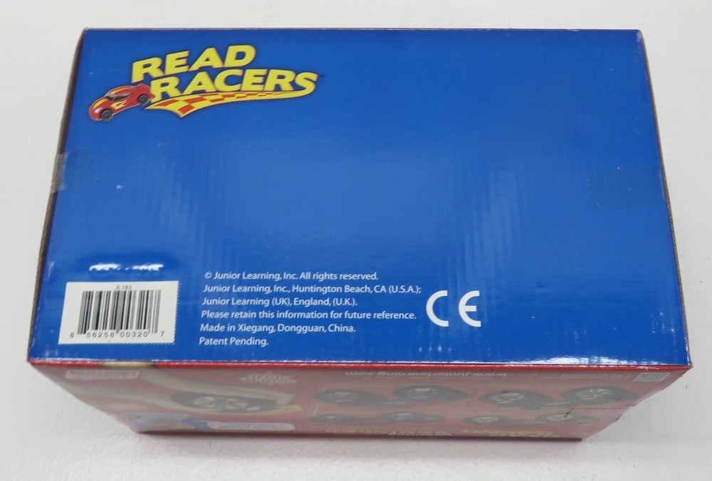 NEW Junior Learning Read Racers - Learn Sounds - Read & Spell - Self Check