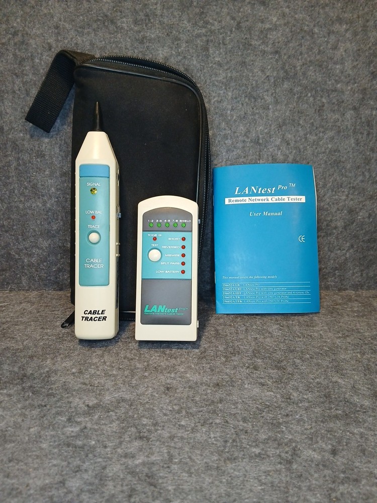LANtest Pro Remote Network Cable Tester With Case