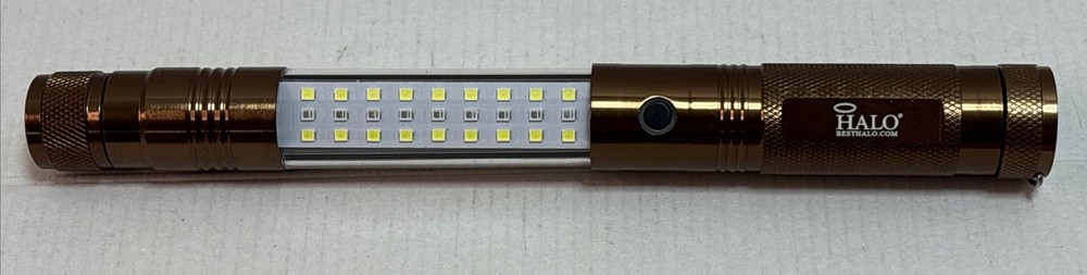 HALO Telescoping LED Flashlight 3 Light Modes Bends & Extends 10”-25”