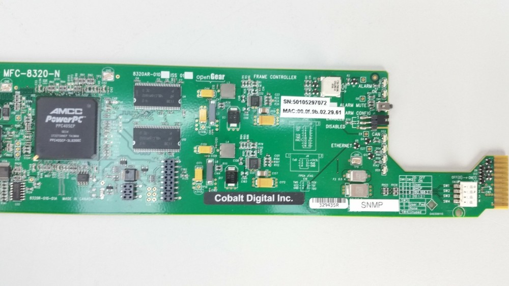 Cobalt Digital Inc. OpenGear MFC-8320-N Frame Controller