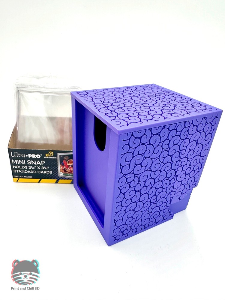 One Piece TCG Gum Gum Devil Fruit Pattern Luffy Magnetic Deckbox + MINI SNAP