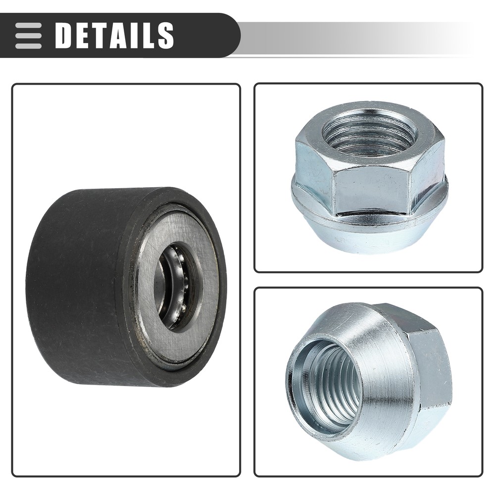 Universal Pack (2) Wheel Stud Installer Tool with 3/4" Hex Wheel Lug Nuts