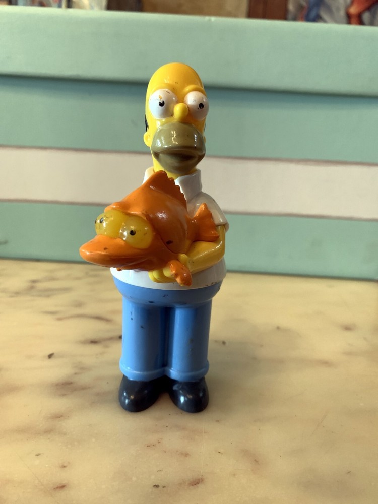 2009 HOMER SIMPSON DOLL WITH MUTANT FISH