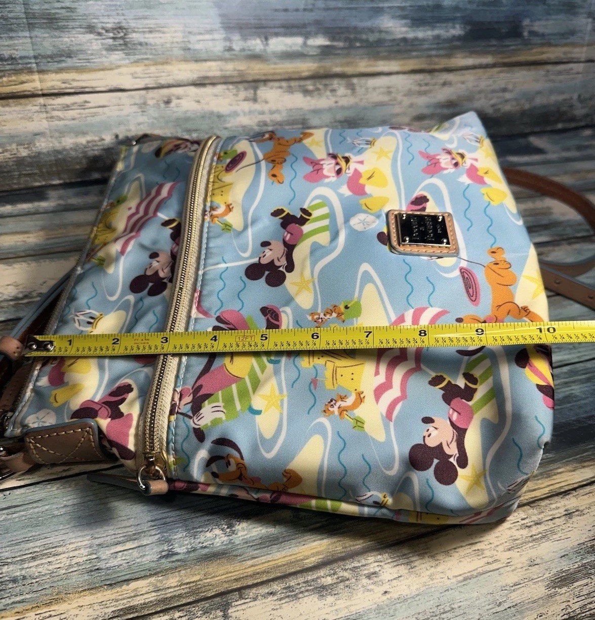 Disney x Dooney & Bourke Beach Nylon Letter Carrier Mickey PreOwned w/Tags