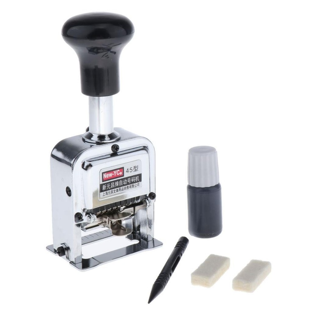 Heavy-Duty  6-Position Automatic Numbering Machine Graffiti Machine