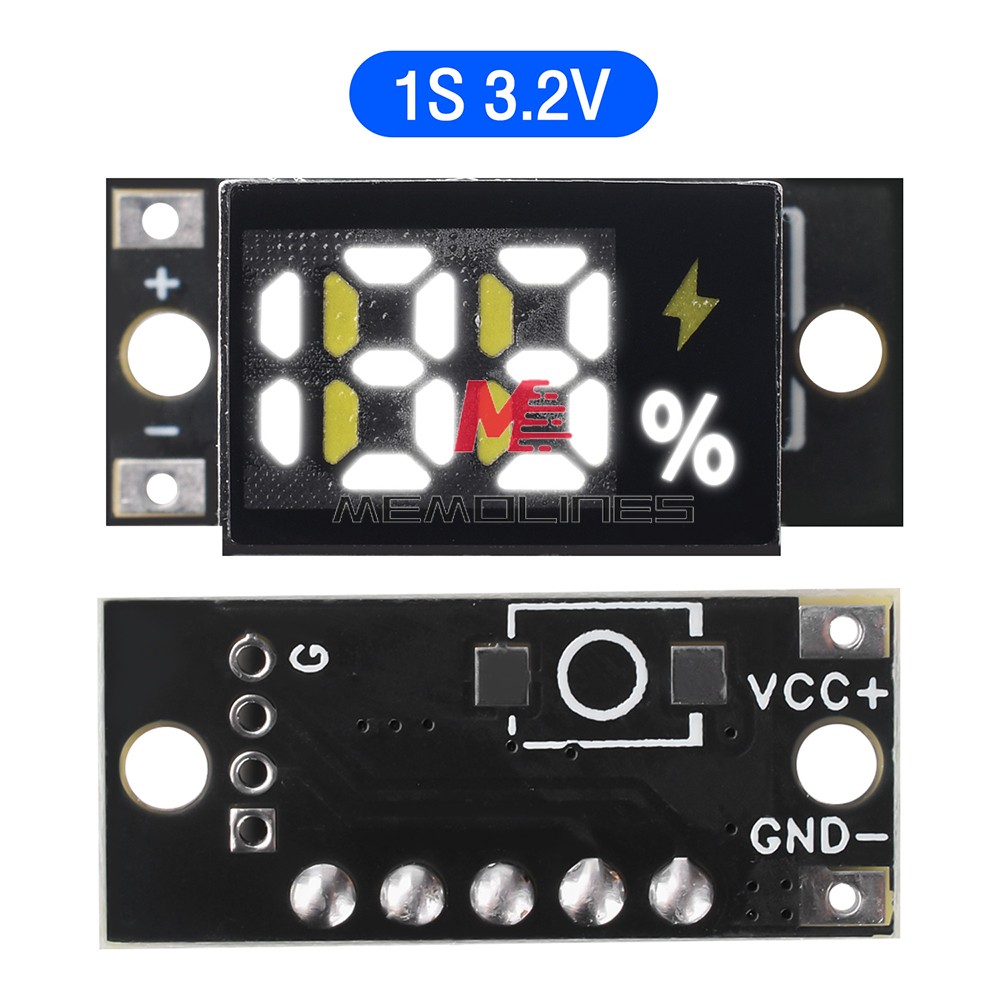 5pcs 1-4S LiFePO4 Battery Capacity Indicator Module LED Power Display Indicator