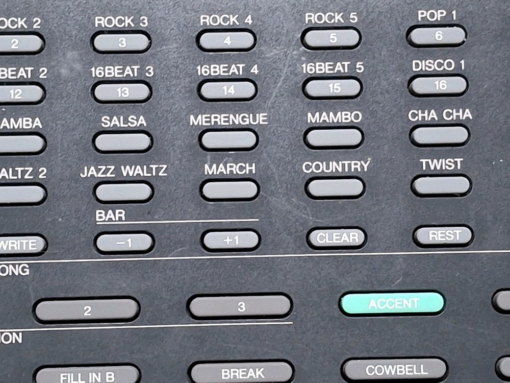 Yamaha RX120 Digital Rhythm Machine Programmer Tested Working + power supply