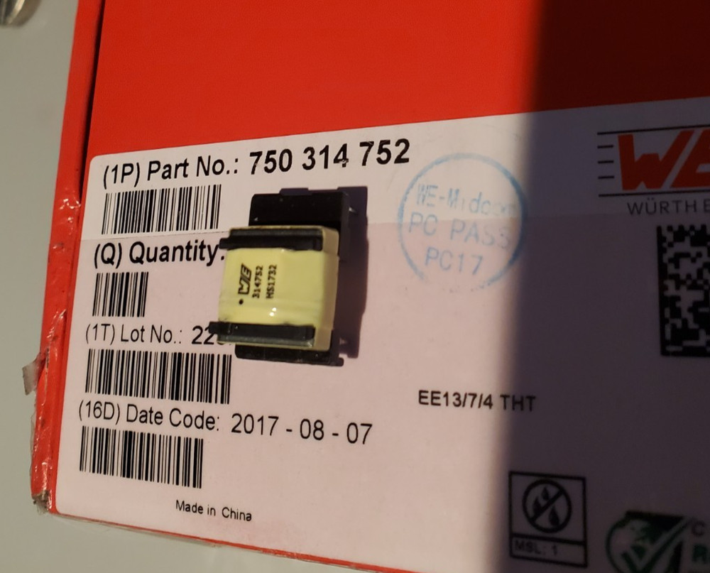 Wurth Electronics 70314752 transformer