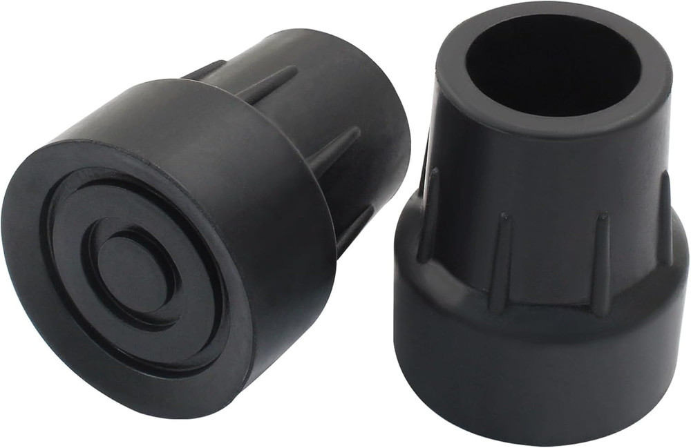 Thickened Rubber Cane Tips 1 Inch