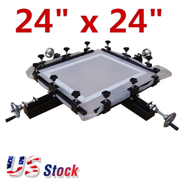 USA 24" x 24" Manual Screen Stretching Machine High Precise Screen Printing