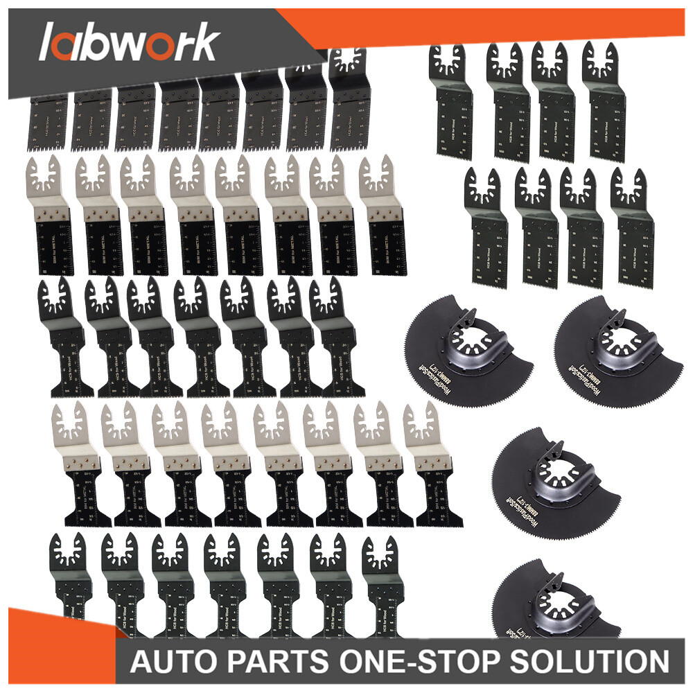 Labwork Oscillating Multitool Tool Blades Universal For Metal Wood Plastic 50Pcs