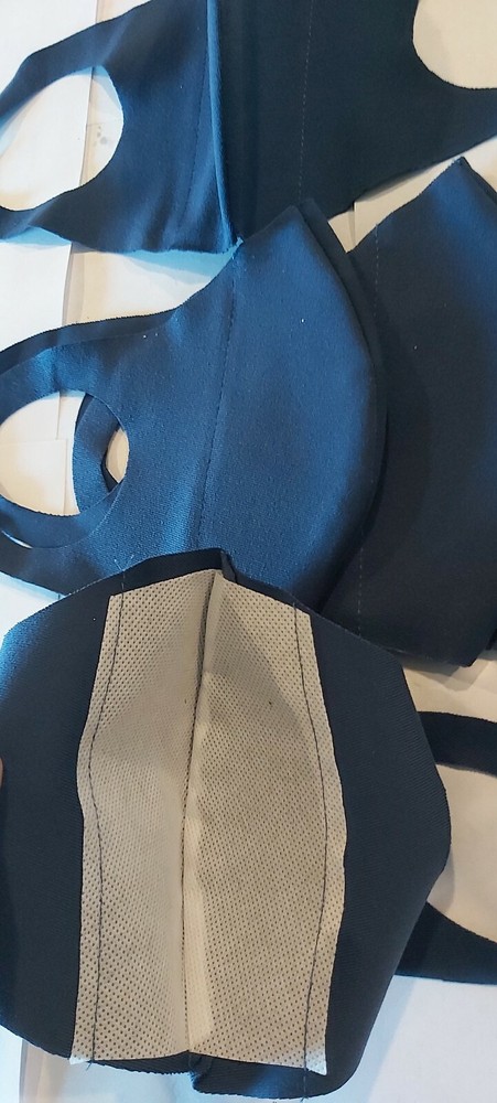 5 Reusable Face Masks Cloth Washable with Protective filter (will ship fast )