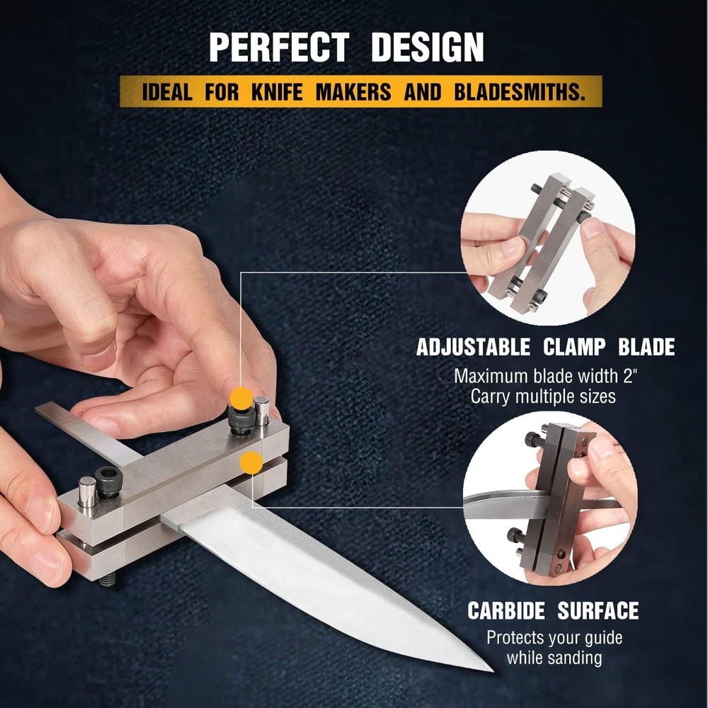 File Guide with Carbide Surface for Knife Making