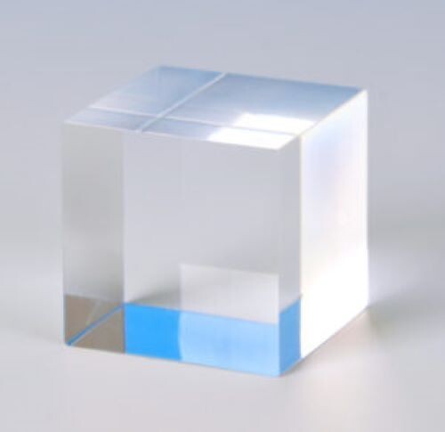 Clear Acrylic Solid Polished Display Block/Cube  3" x 3" x 3"